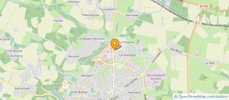 localisation de l'entreprise 521 568 782   LARRE