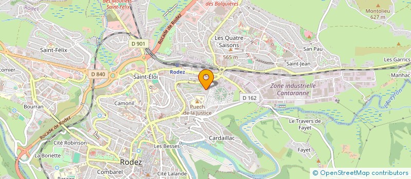 localisation de l'entreprise 521 571 810   RODEZ