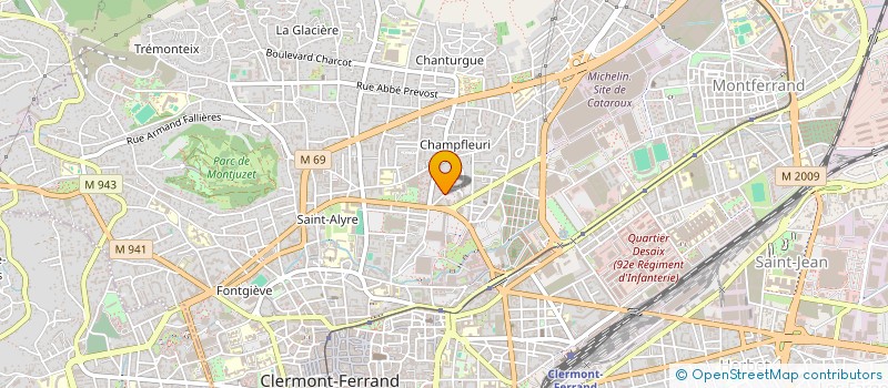 localisation de l'entreprise 521 605 204   CLERMONT-FERRAND