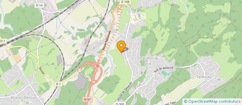 localisation de l'entreprise 521 605 329   DEVECEY