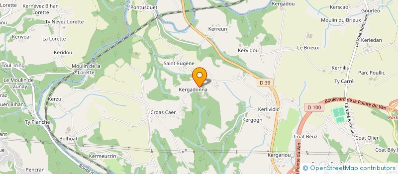 localisation de l'entreprise 521 606 665   QUEMENEVEN