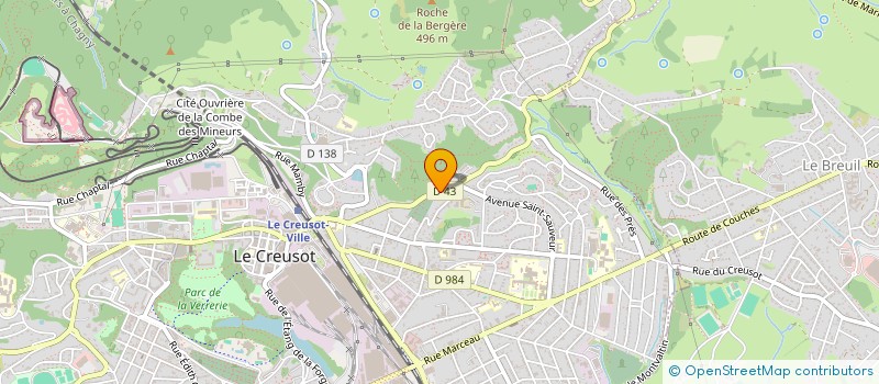 localisation de l'entreprise 521 626 267   LE CREUSOT