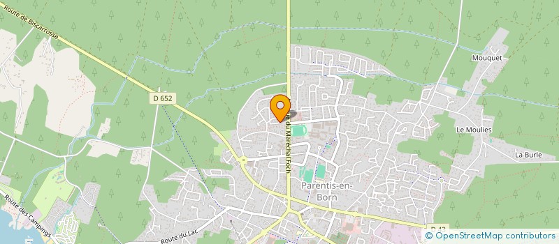 localisation de l'entreprise 521 635 185   BISCARROSSE