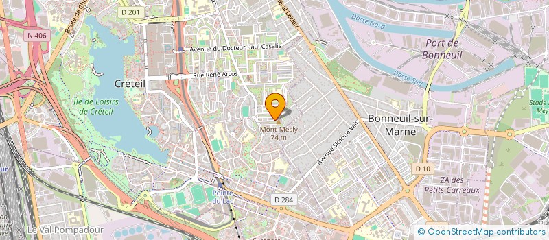 localisation de l'entreprise 521 637 439   CRETEIL