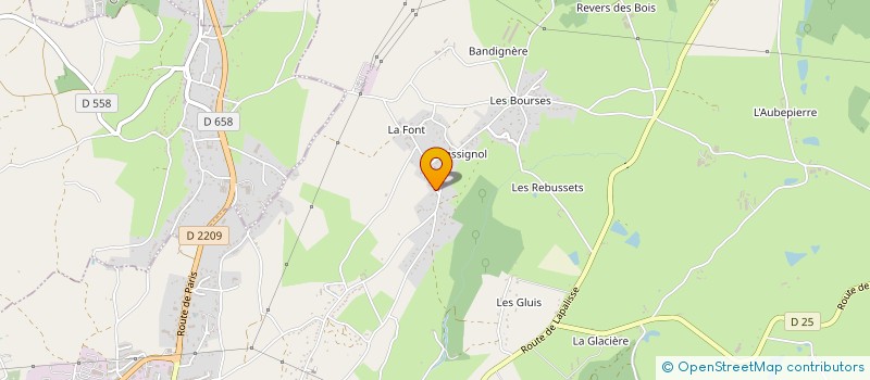 localisation de l'entreprise 521 638 031 à CUSSET