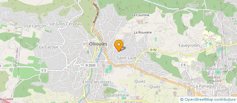 localisation de l'entreprise 521 656 645   OLLIOULES