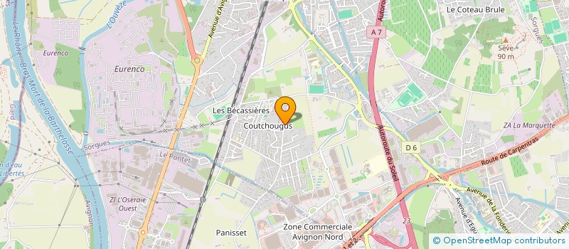 localisation de l'entreprise 521 661 348 à L'ISLE-SUR-LA-SORGUE