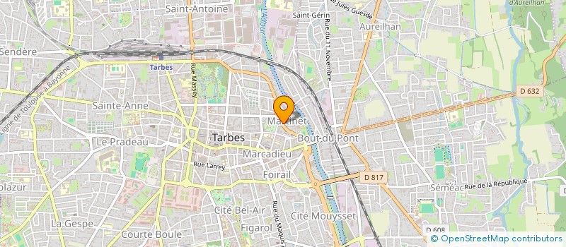 localisation de l'entreprise 521 673 483   TARBES