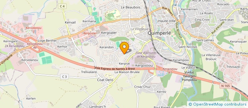 localisation de l'entreprise 521 682 856   QUIMPERLE