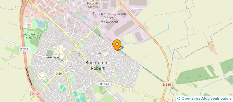localisation de l'entreprise 521 708 313 à BRIE-COMTE-ROBERT