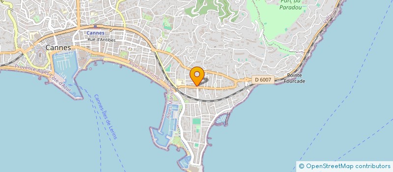 localisation de l'entreprise 521 732 446 à CANNES