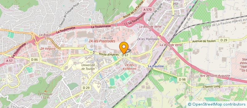 localisation de l'entreprise 521 741 454  à HYERES