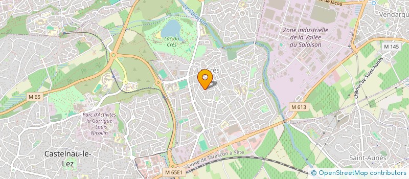 localisation de l'entreprise 521 753 350 à LE CRES