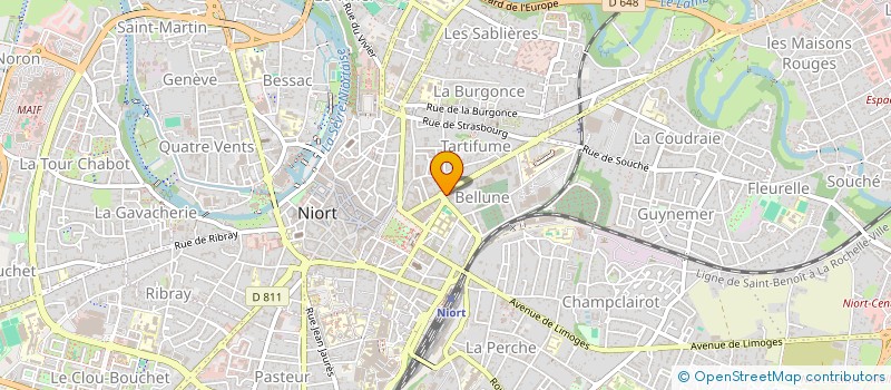 localisation de l'entreprise 521 757 617   NIORT