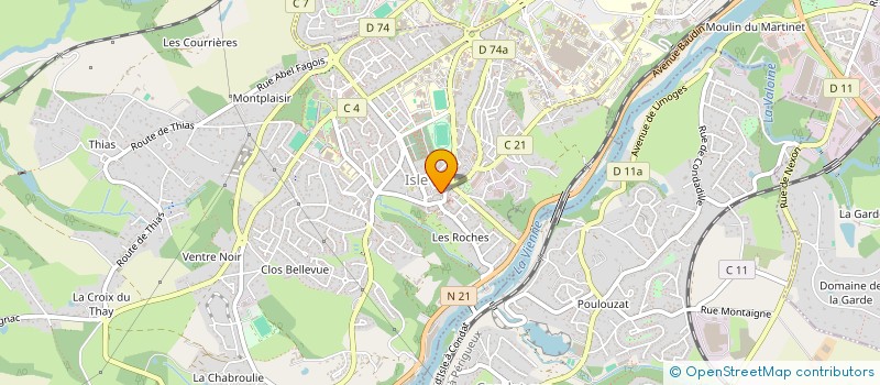 localisation de l'entreprise 521 768 895   ISLE