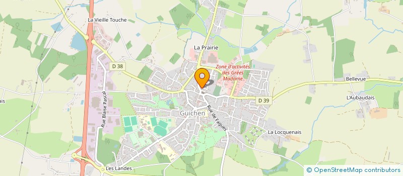localisation de l'entreprise 521 785 261   GUICHEN