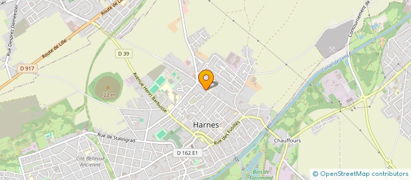 localisation de l'entreprise 521 800 649   HARNES