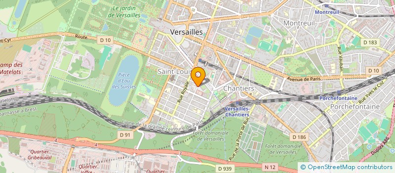 localisation de l'entreprise 521 804 682  à VERSAILLES