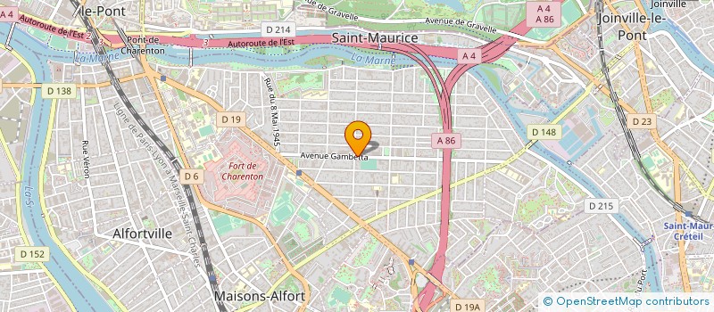 localisation de l'entreprise 521 816 603 à MAISONS-ALFORT