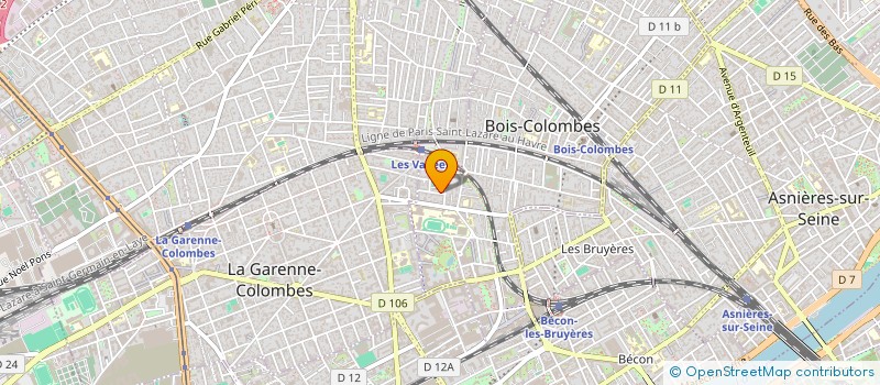 localisation de l'entreprise 521 840 934  à BOIS-COLOMBES