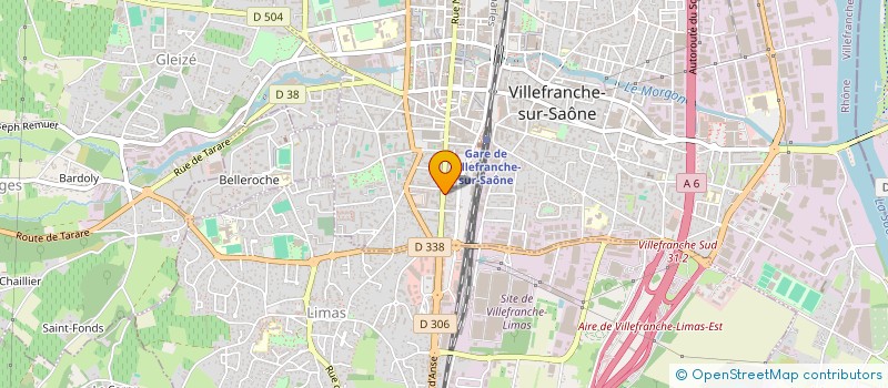 localisation de l'entreprise 521 890 038   JASSANS-RIOTTIER