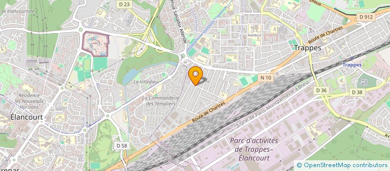 localisation de l'entreprise 521 890 582  à TRAPPES