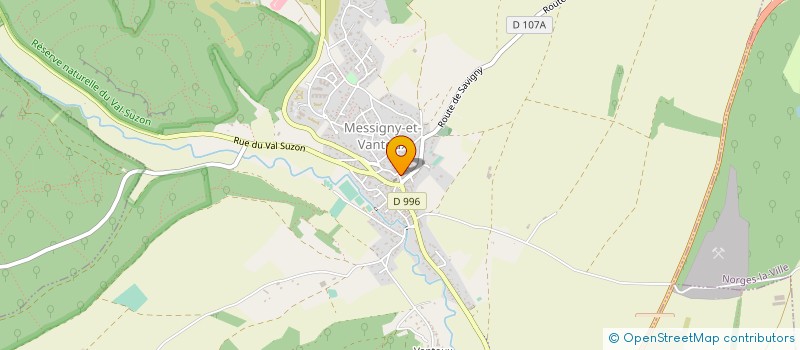 localisation de l'entreprise 521 900 654   MESSIGNY-ET-VANTOUX