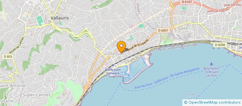 localisation de l'entreprise 521 907 485   VALLAURIS