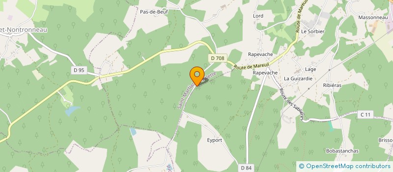 localisation de l'entreprise 521 922 096 à SAINT-MARTIAL-DE-VALETTE
