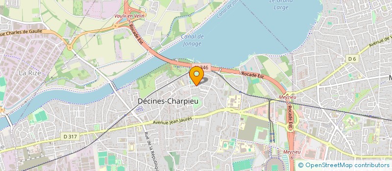 localisation de l'entreprise 521 947 226   DECINES-CHARPIEU