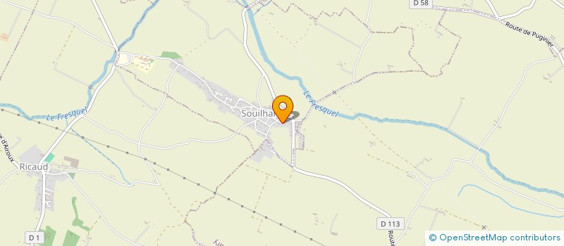 localisation de l'entreprise 521 956 243   SOUILHANELS