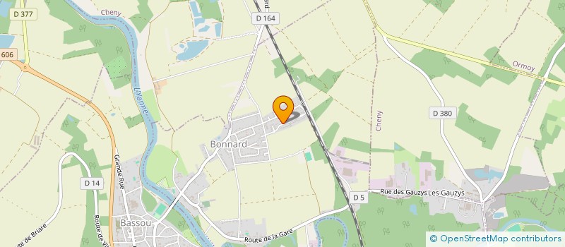 localisation de l'entreprise 521 986 190   BONNARD