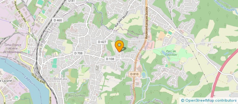 localisation de l'entreprise 522 044 650   BOUCAU