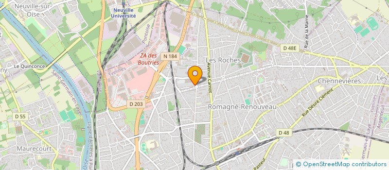 localisation de l'entreprise 522 110 139 à SAINT-OUEN-L'AUMONE