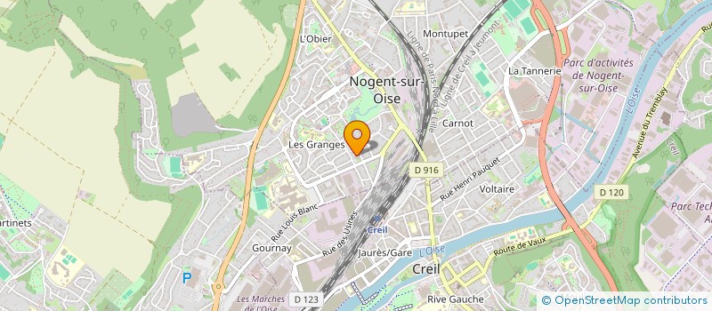 localisation de l'entreprise 522 123 603   NOGENT-SUR-OISE