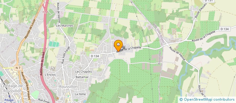 localisation de l'entreprise 522 128 958   ROUSSILLON