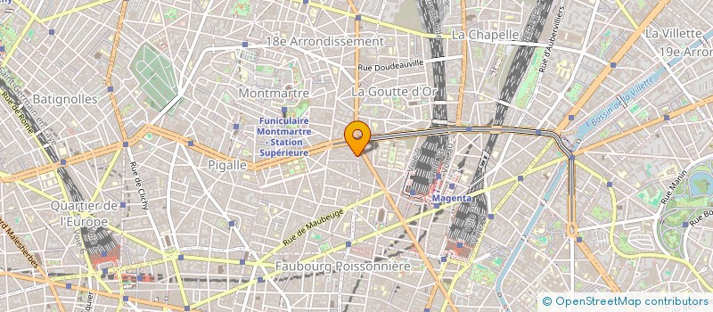 localisation de l'entreprise 522 139 005 à LE BOURGET