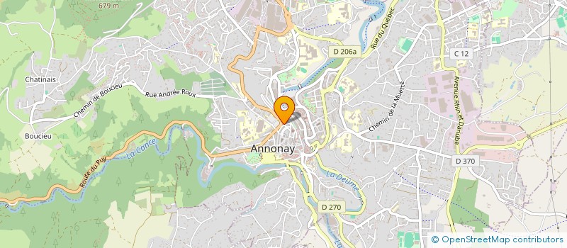 localisation de l'entreprise 522 147 719   ANNONAY