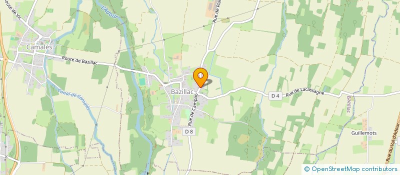 localisation de l'entreprise 522 149 681   BAZILLAC