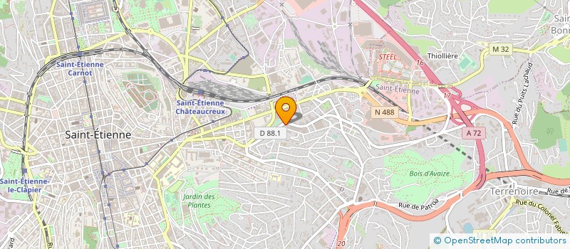 localisation de l'entreprise 522 155 555   SAINT-ETIENNE