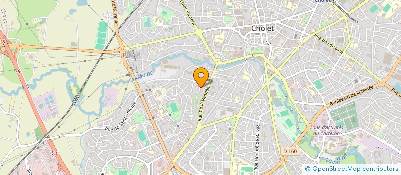 localisation de l'entreprise 522 166 875  à CHOLET