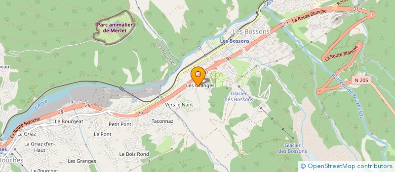 localisation de l'entreprise 522 177 708   LES HOUCHES