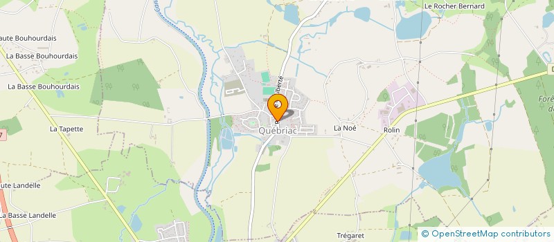 localisation de l'entreprise 522 189 422   QUEBRIAC