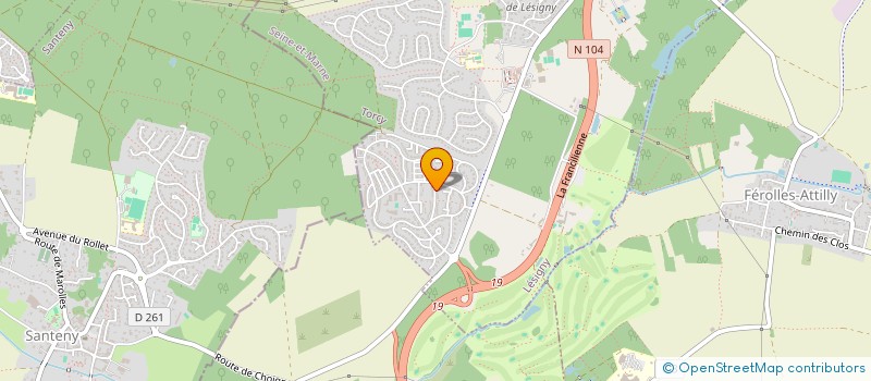 localisation de l'entreprise 522 196 666   ROISSY-EN-BRIE