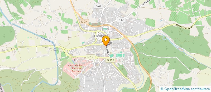 localisation de l'entreprise 522 200 757   LAMBESC