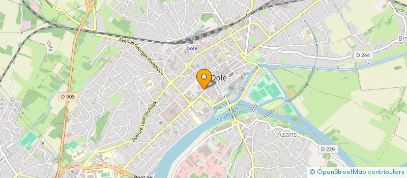 localisation de l'entreprise 522 213 693  à DOLE