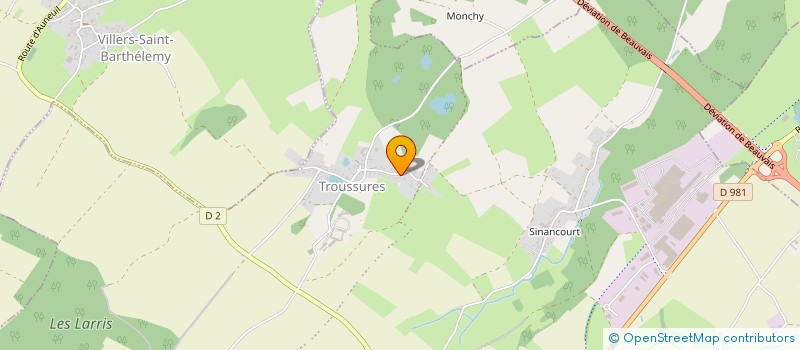 localisation de l'entreprise 522 230 432   AUNEUIL