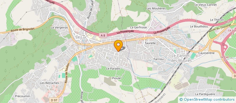 localisation de l'entreprise 522 240 506 à MONTELIMAR