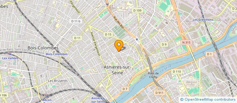 localisation de l'entreprise 522 243 625   COLOMBES