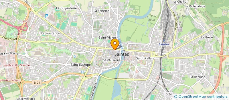 localisation de l'entreprise 522 248 954   SAINTES